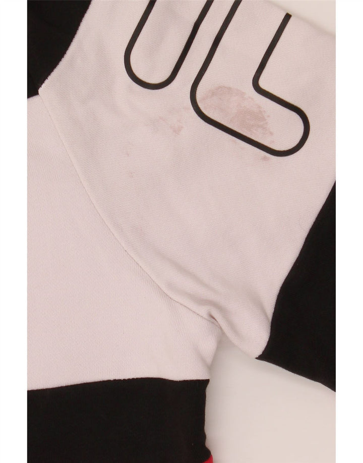 FILA Moletom Masculino Gráfico Jumper Pequeno Multicolorido Colorblock Algodão