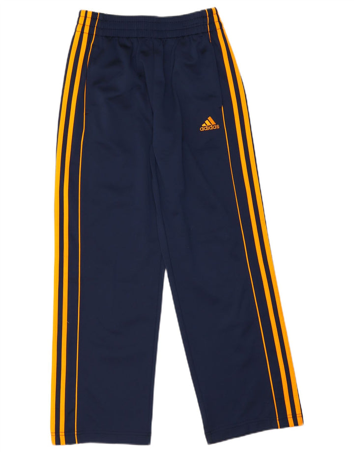 Calças de treino Adidas menino 10-11 anos médio azul marinho poliéster