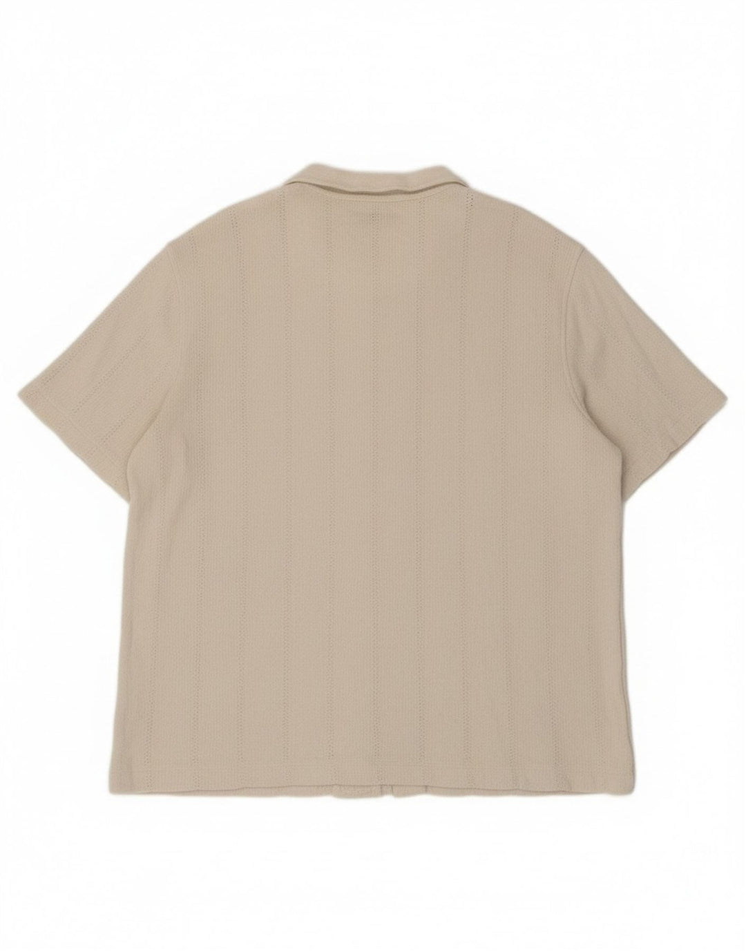 Camisa masculina de manga curta Marks & Spencer 2XL algodão branco