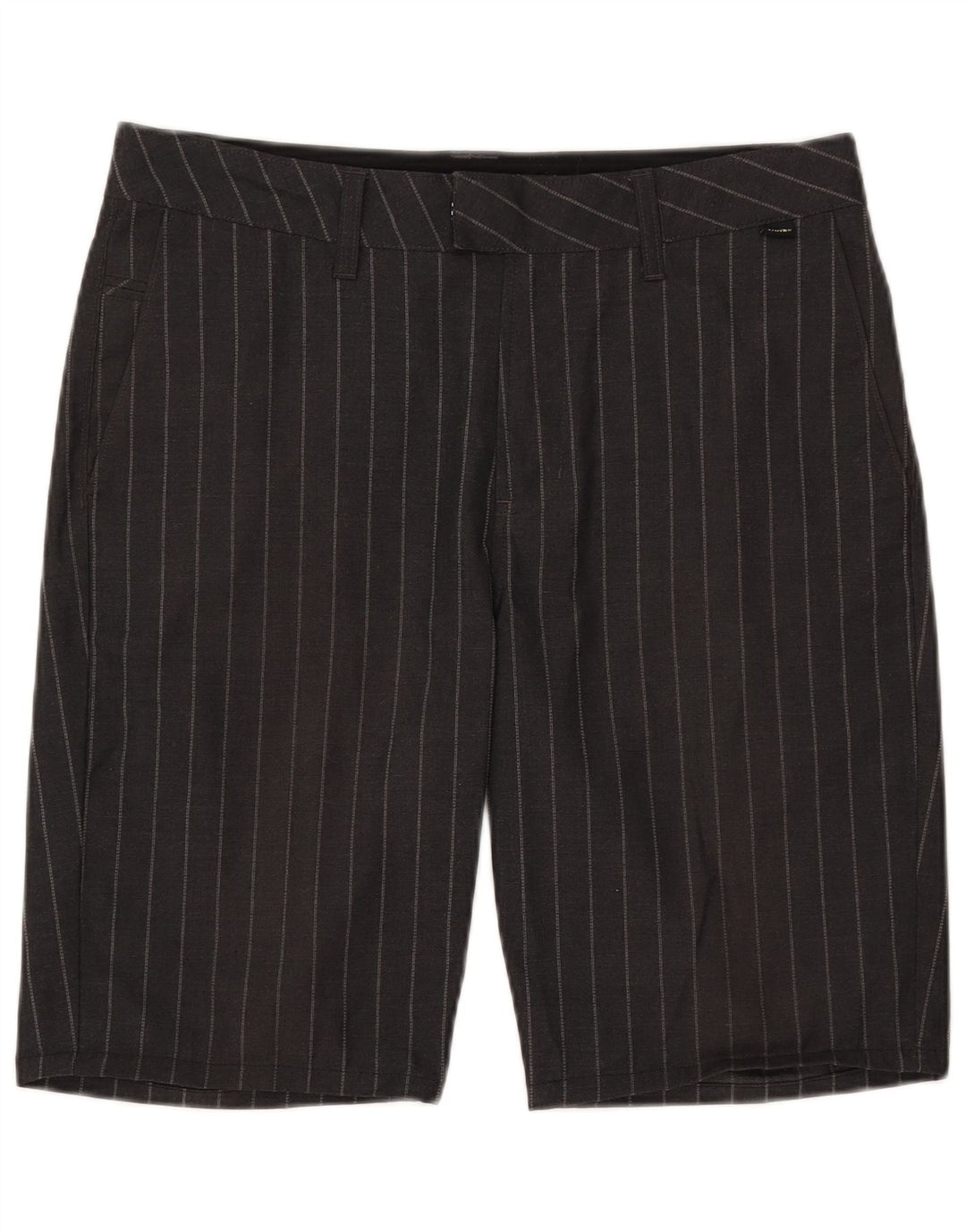 Shorts Chino masculino Vans W32 médio preto listrado poliéster