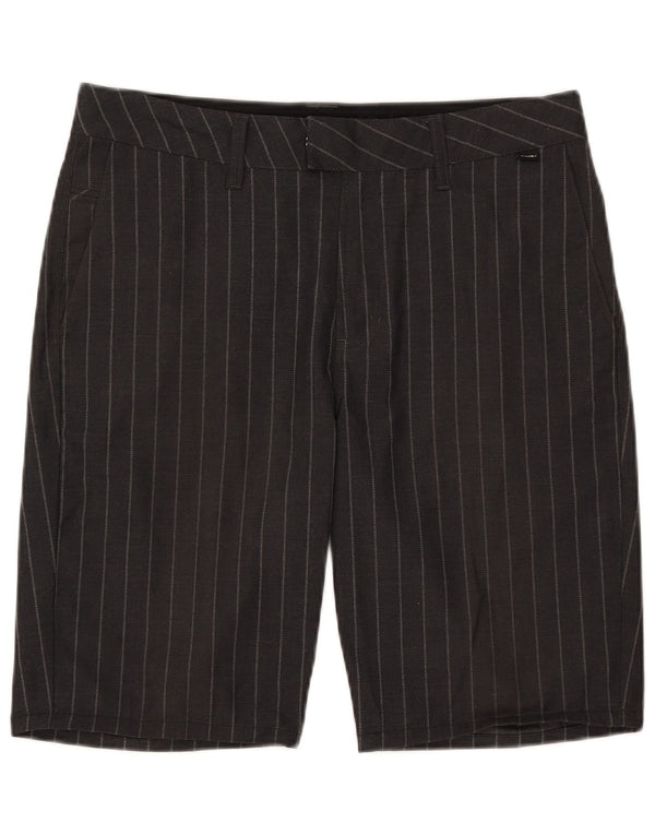 Shorts Chino masculino Vans W32 médio preto listrado poliéster