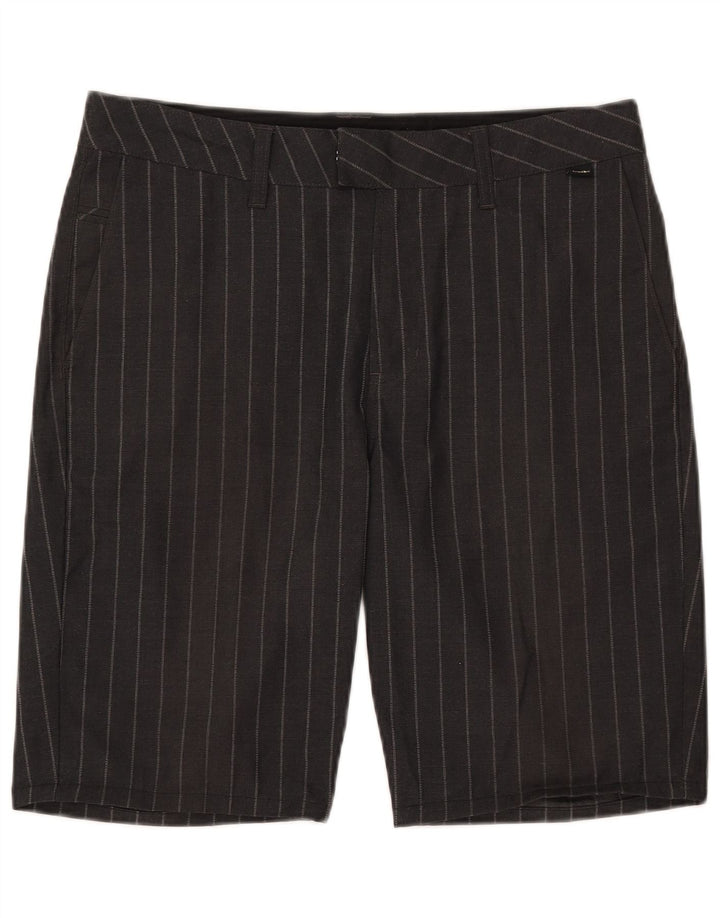 Shorts Chino masculino Vans W32 médio preto listrado poliéster