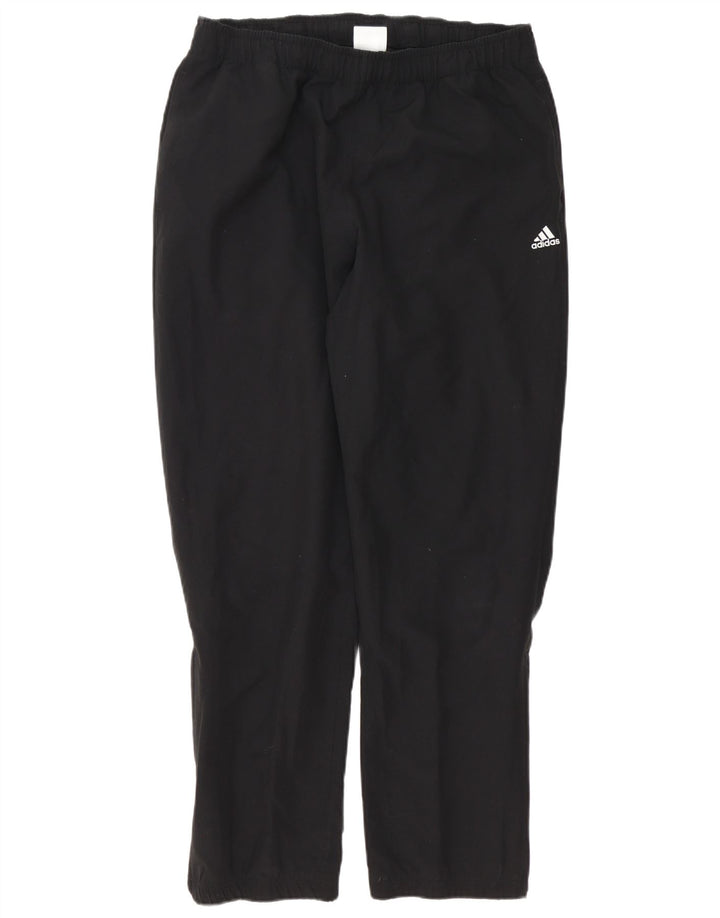Calça de treino masculina ADIDAS Climalite grande poliéster preto