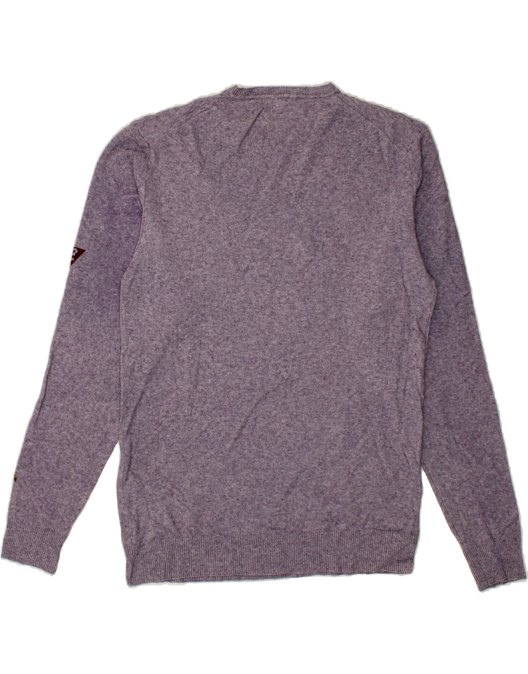 GUESS Womens V-Neck Jumper Sweater UK 22 3XL Purple Vintage Guess and Second-Hand Guess from Messina Hembry 