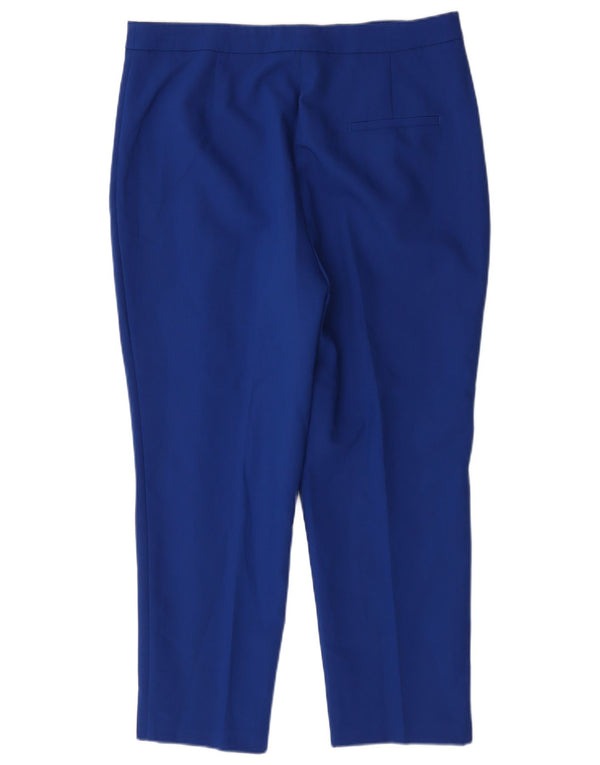 Zara Calça Chino Cônica Feminina de Cintura Alta 2XL W34 L27 Azul