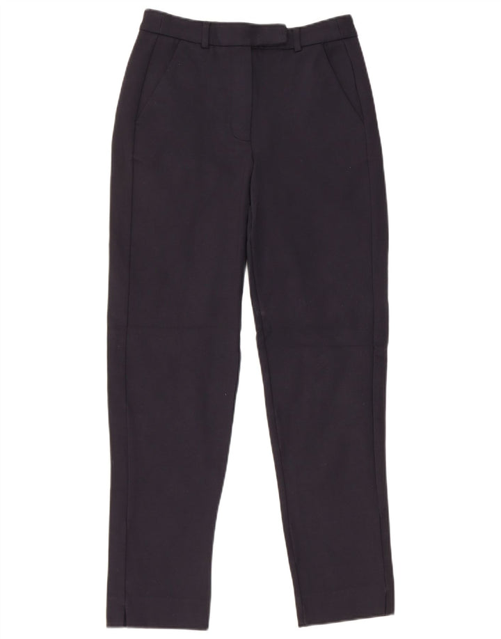 Calça feminina Marks & Spencer Slim Suit W26 L26 azul marinho