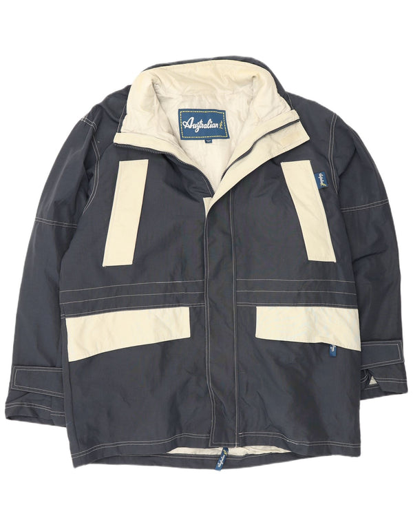 Jaqueta corta-vento masculina AUSTRALIAN L'ALPINA UK 38 azul marinho médio