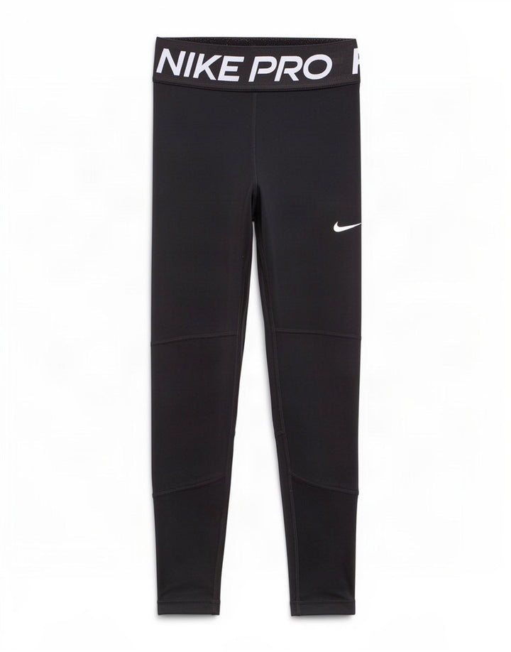 Leggings Nike Dri Fit Graphic para meninas de 8 a 9 anos, pequenas, pretas, poliéster