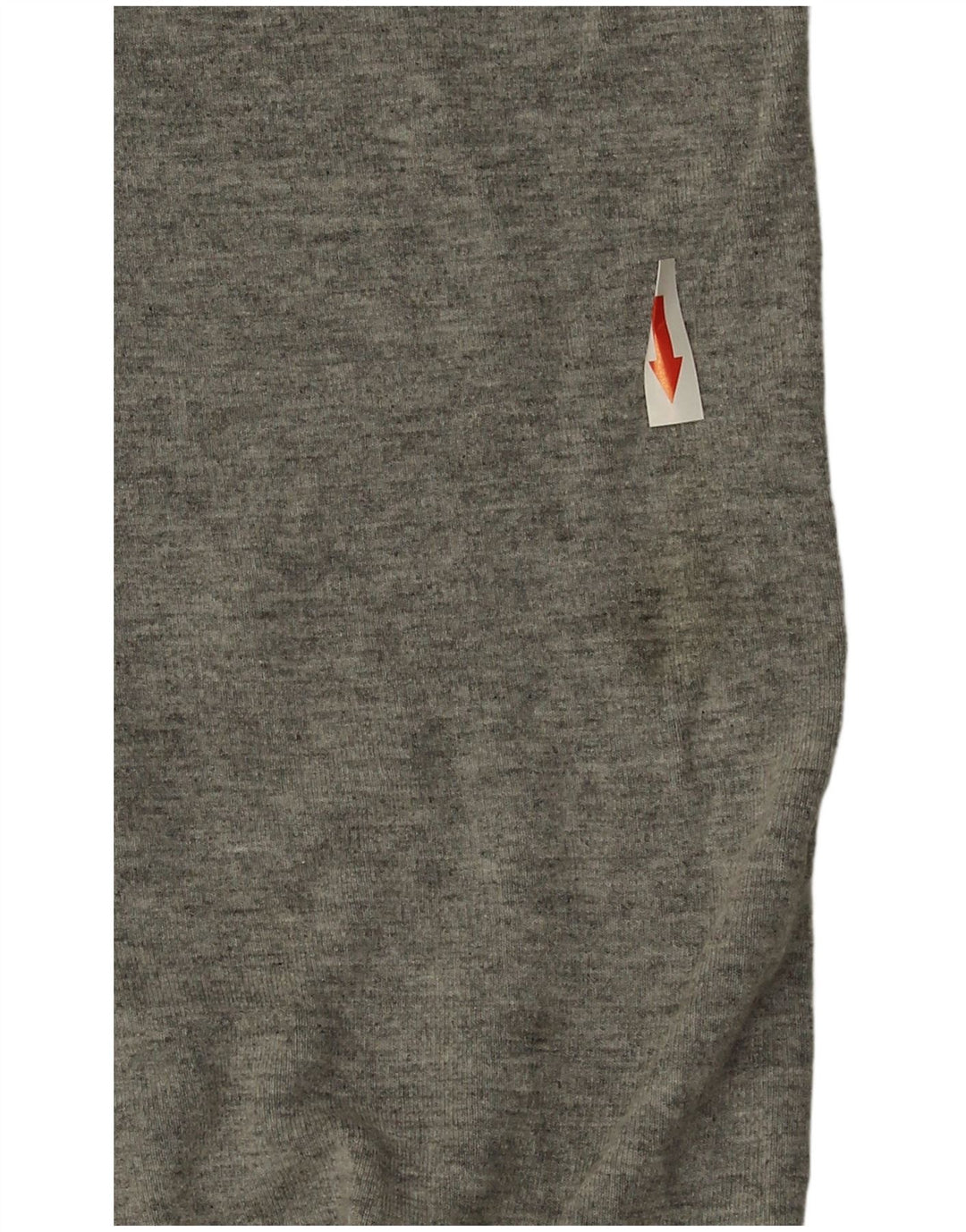 Topshop feminino oversized manga comprida Reino Unido 12 viscose cinza médio