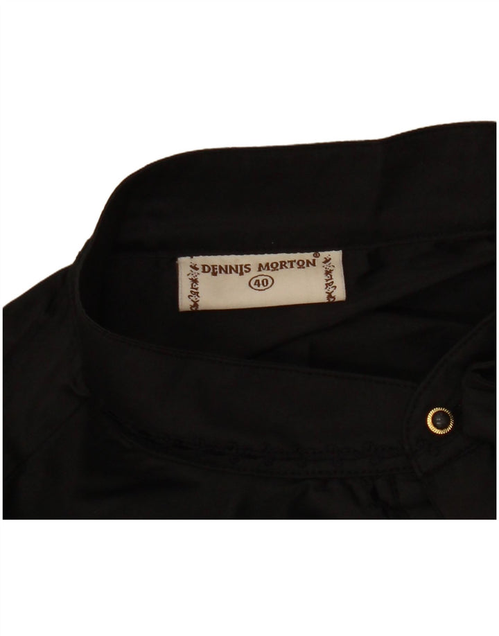 Camisa pulôver Kurta masculina DENNIS MORTON tamanho 40 preto médio