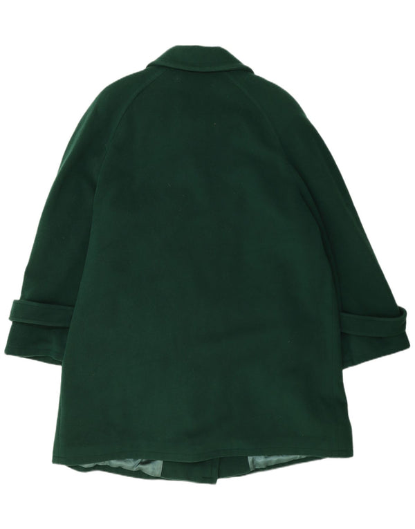 Casaco feminino Donna Enrica com peito duplo EU 45 XL lã verde