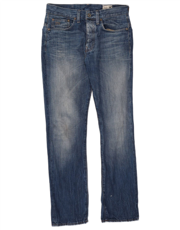 Jeans slim masculino G-STAR W32 L32 algodão azul