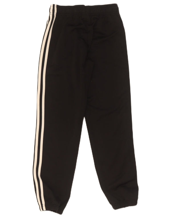 Adidas meninos calças de treino joggers 9-10 anos preto poliéster