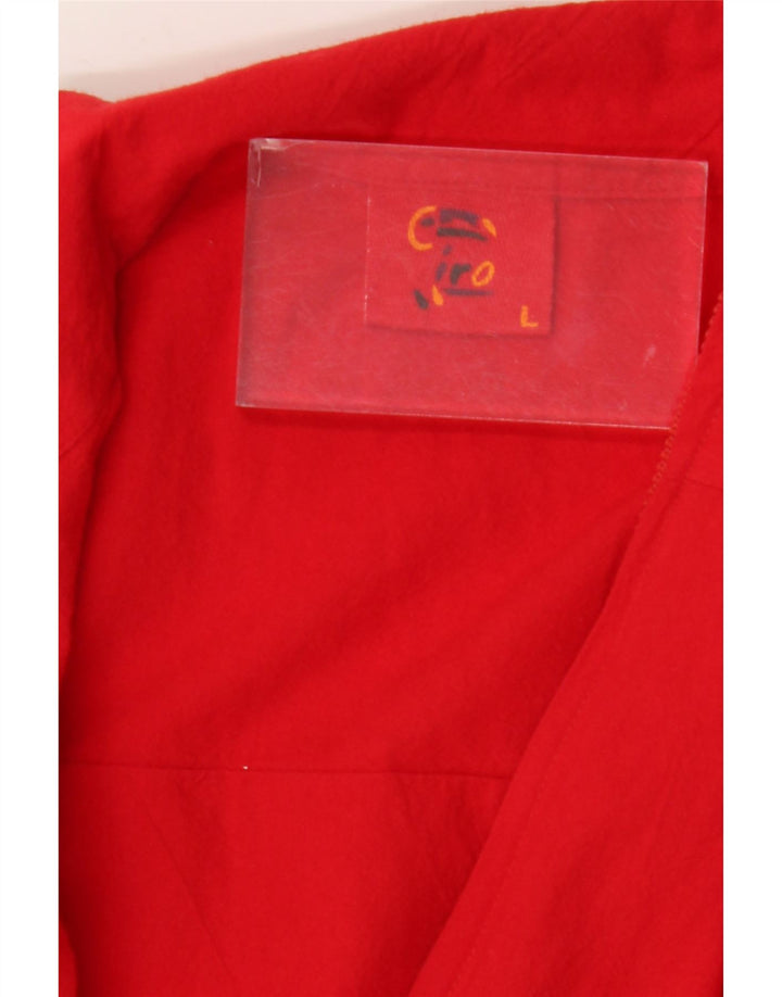 Jaqueta bomber masculina Cancun UK 40 grande algodão vermelho