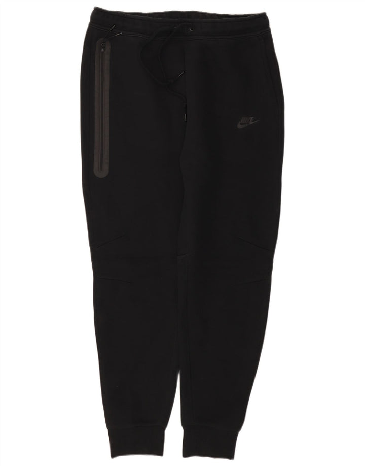 Calça de treino masculina Nike joggers grande algodão preto