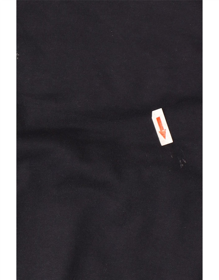 Umbro Mens Graphic Tracksuit Top Jacket IT 56 XL Algodão Preto