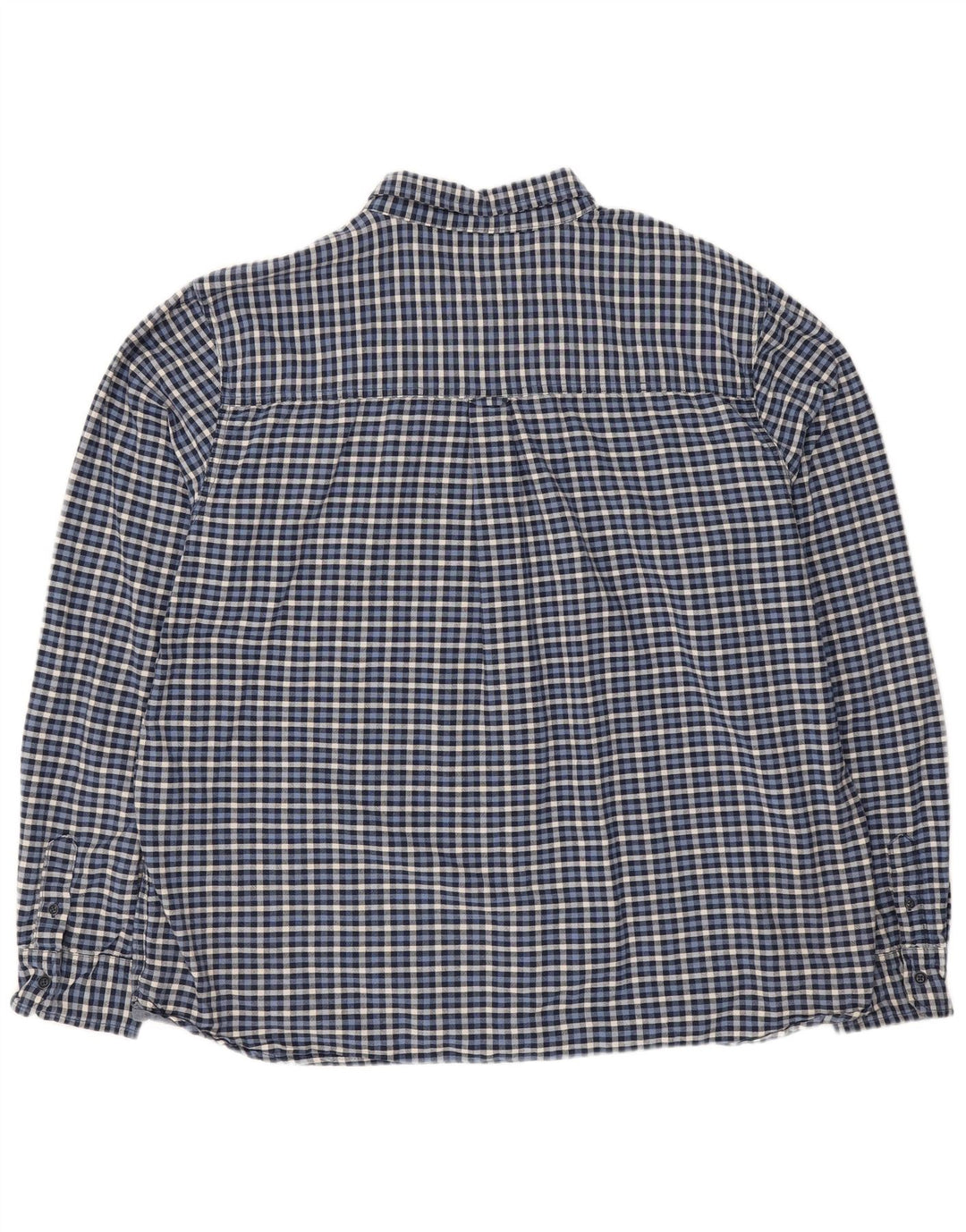 Camisa masculina de flanela Mountain Warehouse 3XL algodão guingão azul marinho