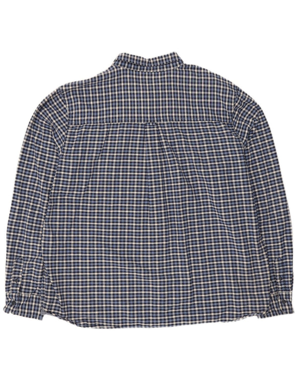 Camisa masculina de flanela Mountain Warehouse 3XL algodão guingão azul marinho