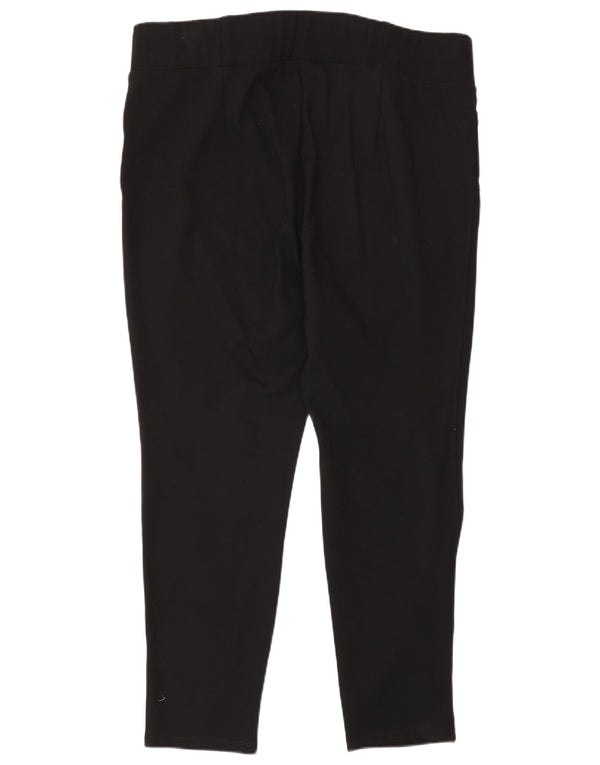 Calças cortadas autograph femininas Marks & Spencer UK 18 XL W38 L27 pretas