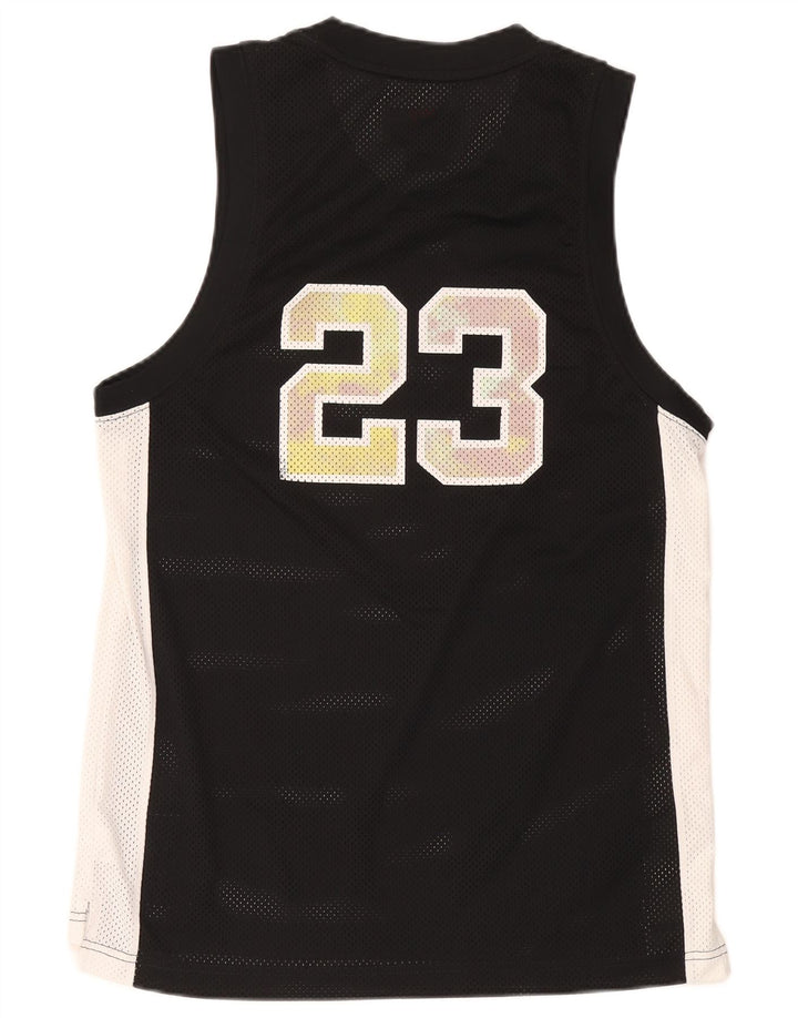 Jordan Mens Graphic Vest Top Pequeno Poliéster Colorblock Preto