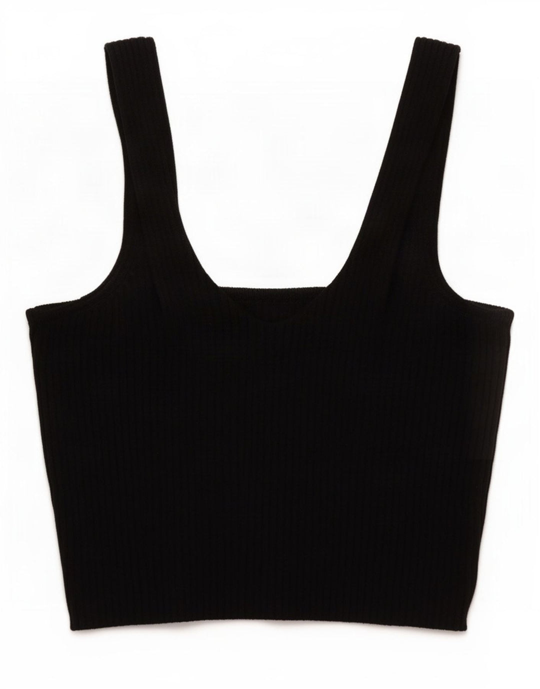 Zara Womens Cami Top UK 12 Médio Preto Viscose