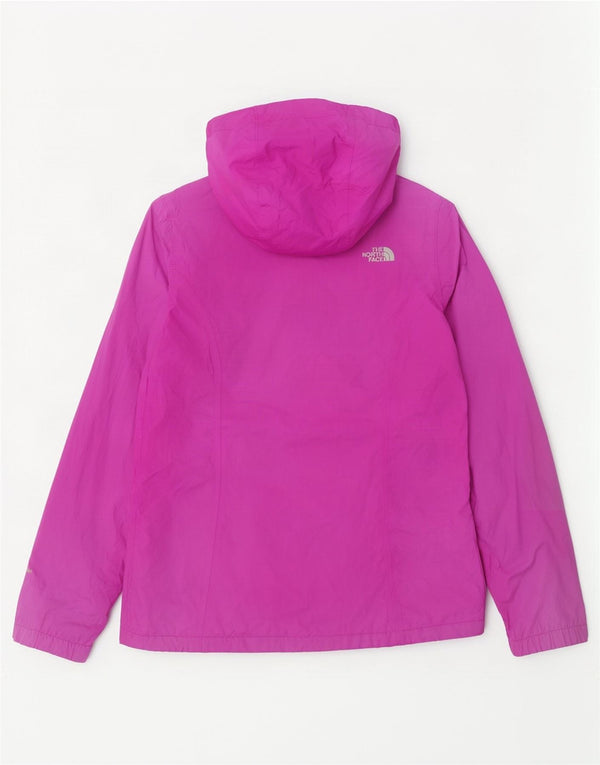 Jaqueta de chuva com capuz The North Face Womens Dryvent Reino Unido 14 Nylon rosa médio