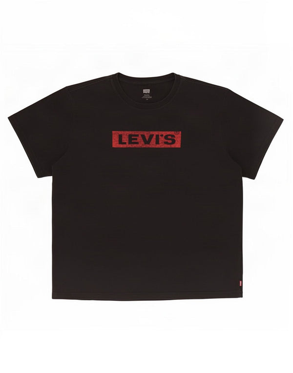 Camiseta Levi's Masculina Relaxed Graphic Top Grande Algodão Preto