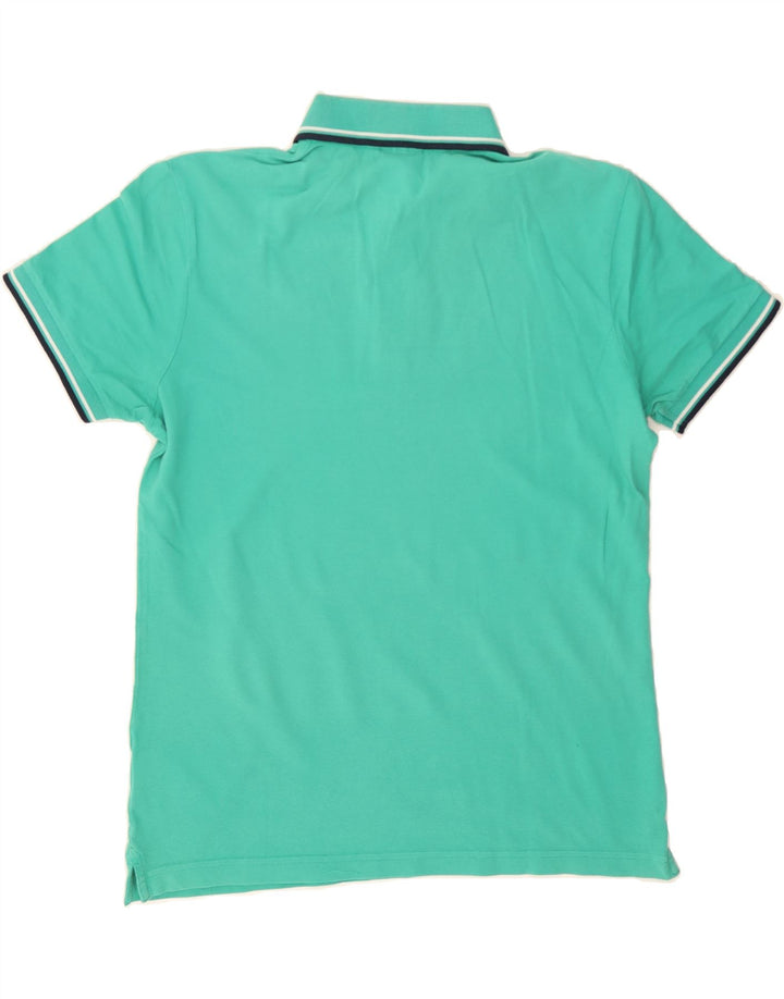 DIADORA Mens Polo Shirt Large Turquoise Cotton Vintage Diadora and Second-Hand Diadora from Messina Hembry 
