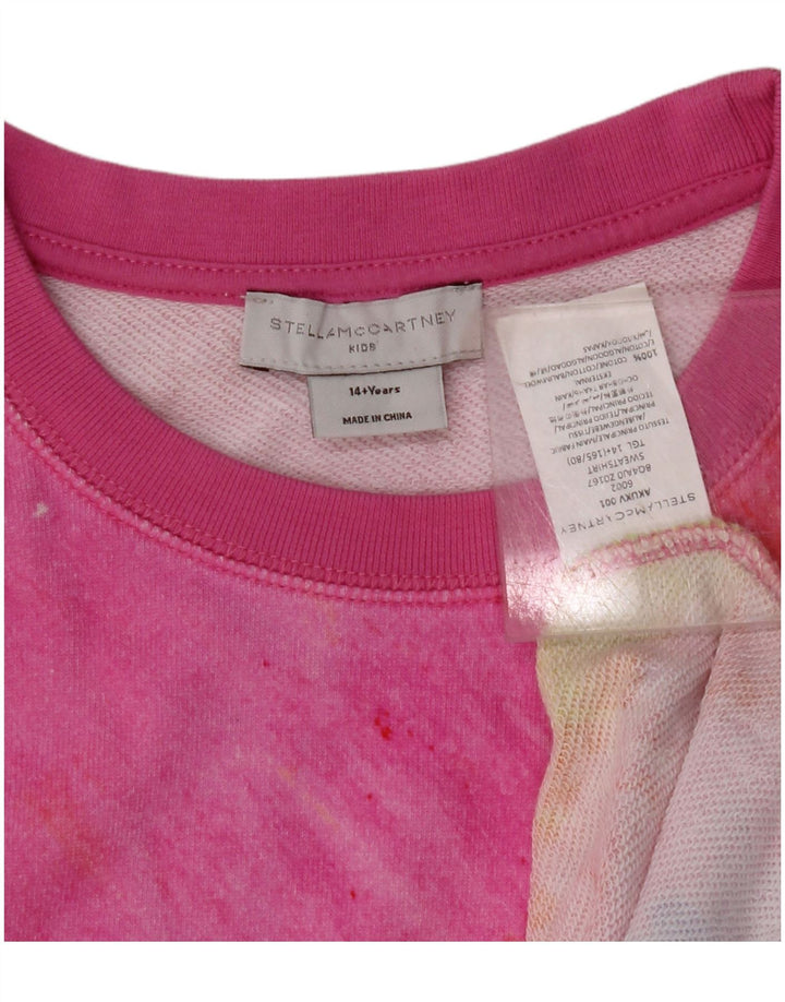 STELLA MCCARTNEY Moletom feminino 14-15 anos multicolorido tie-dye