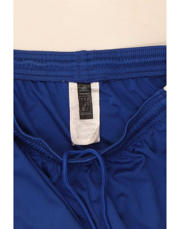 Shorts esportivos masculinos Adidas Aeroready poliéster azul médio
