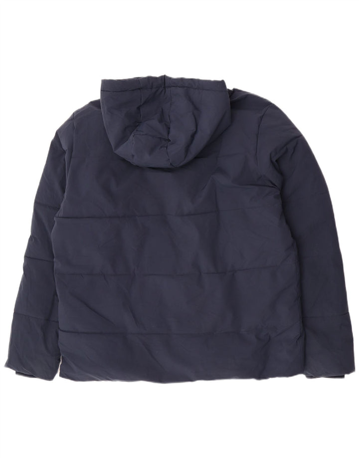 Jaqueta masculina acolchoada com capuz Mountain Warehouse UK 40 grande azul marinho