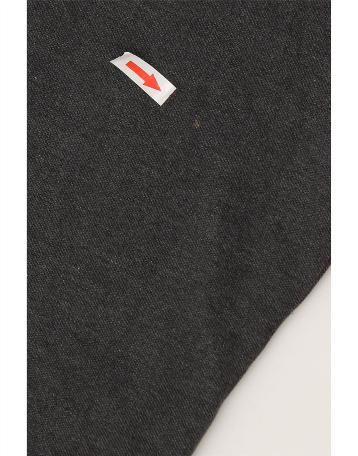 Camisa polo masculina Jack & Jones grande algodão cinza