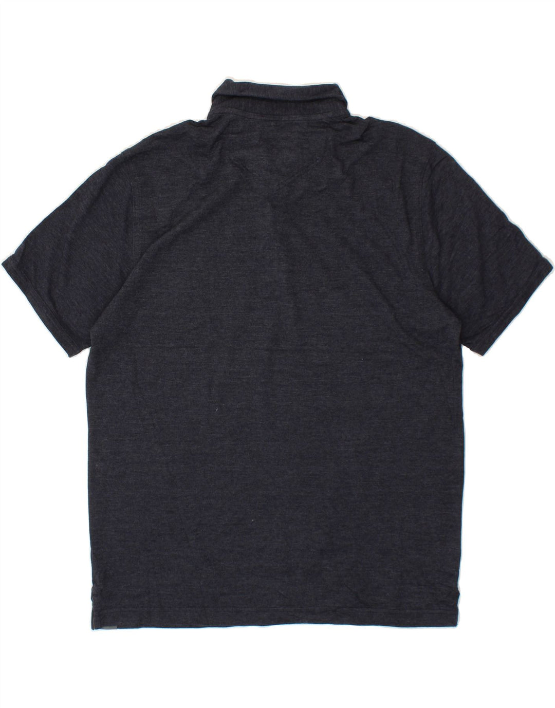 EDDIE BAUER Mens Polo Shirt Large Navy Blue Cotton Vintage Eddie Bauer and Second-Hand Eddie Bauer from Messina Hembry 