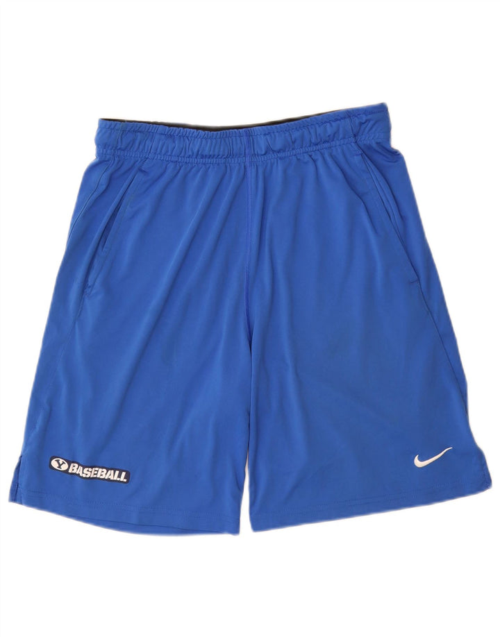 Nike Mens Dri Fit Sport Shorts Médio Azul Poliéster