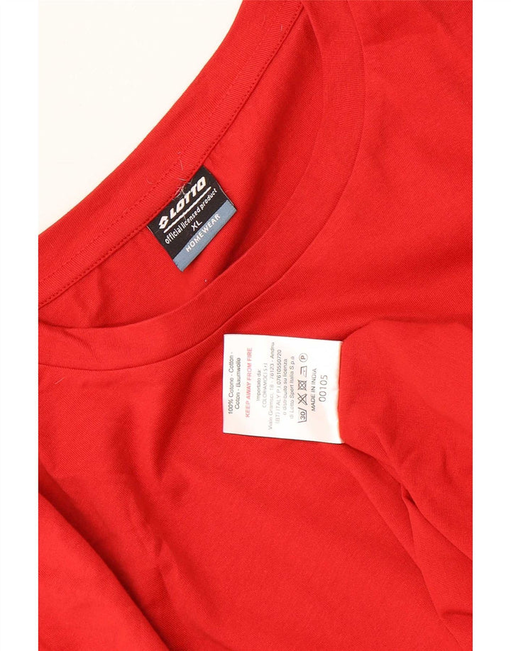 Camiseta masculina Lotto Top XL algodão vermelho