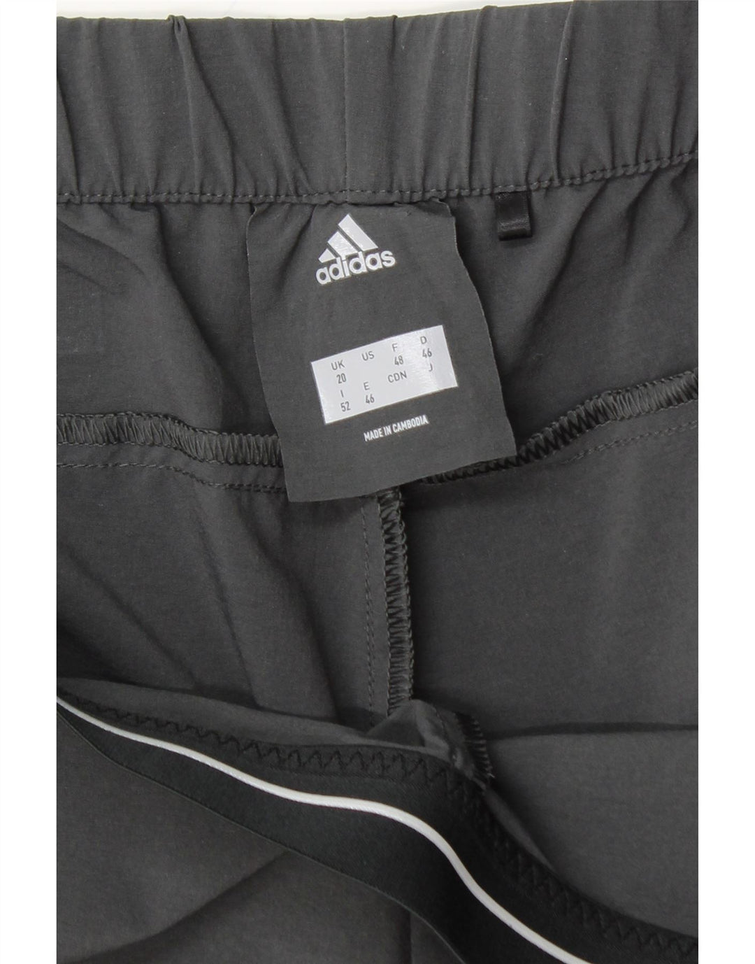 ADIDAS Calças de treino femininas Joggers UK 20 2XL Cinza