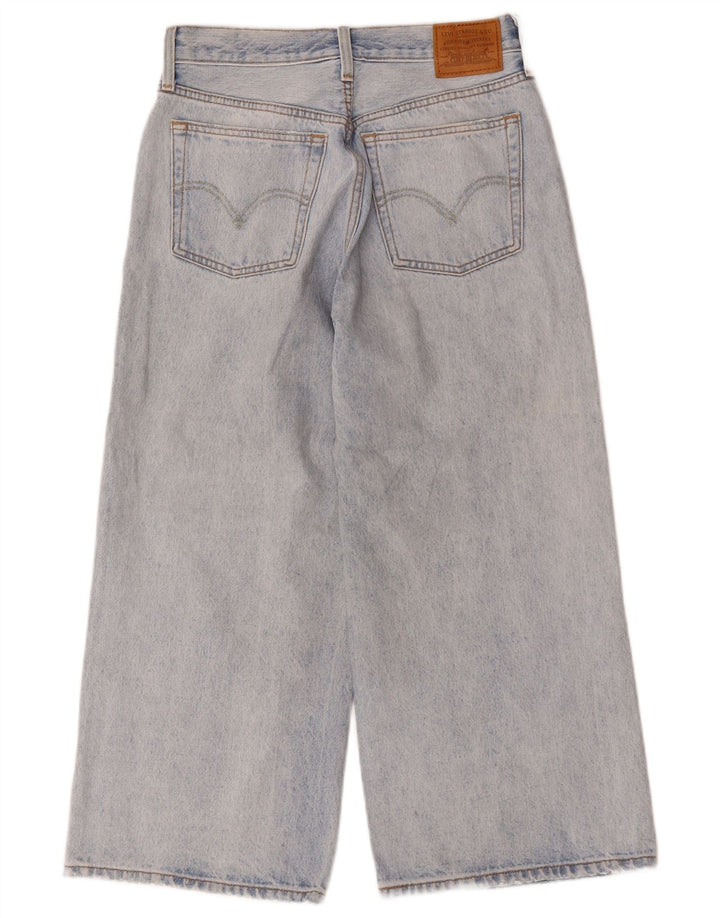 Jeans feminino LEVI'S com perna larga W27 L23 algodão azul