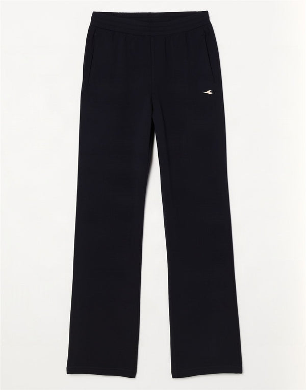 Calça de treino feminino Diadora IT 42 poliéster azul marinho médio