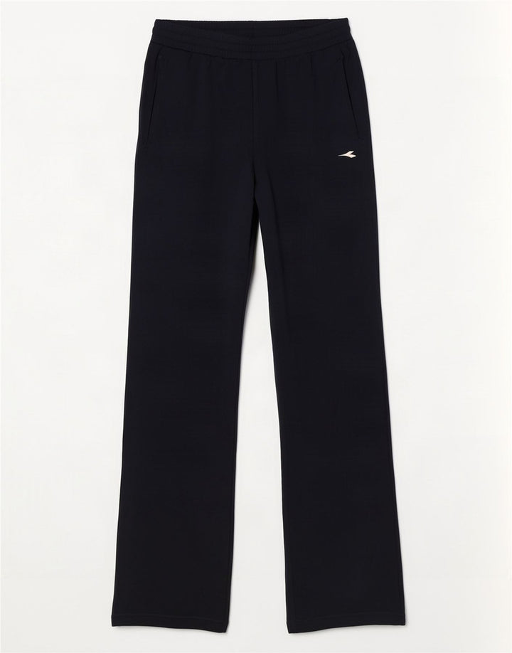 Calça de treino feminino Diadora IT 42 poliéster azul marinho médio