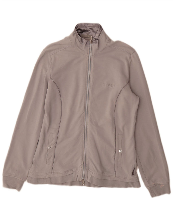 Jaqueta feminina Champion Easy Fit para treino UK 14 algodão cinza médio