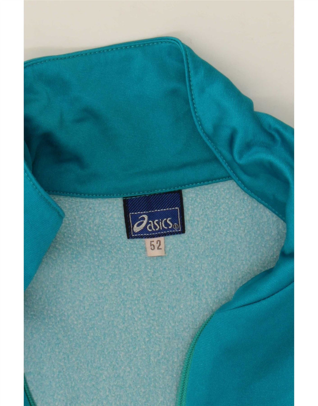 Asics Womens Graphic Full Tracksuit IT 52 Grande bloco colorido azul