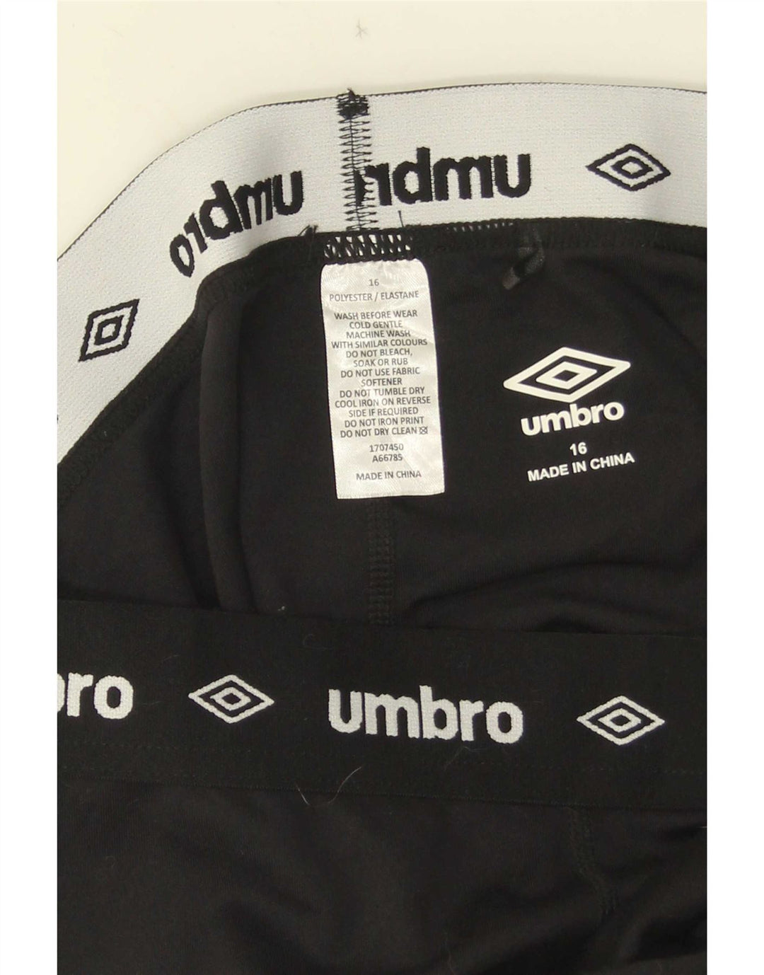 Leggings Menina Umbro 15-16 Anos W26 Preto Poliéster