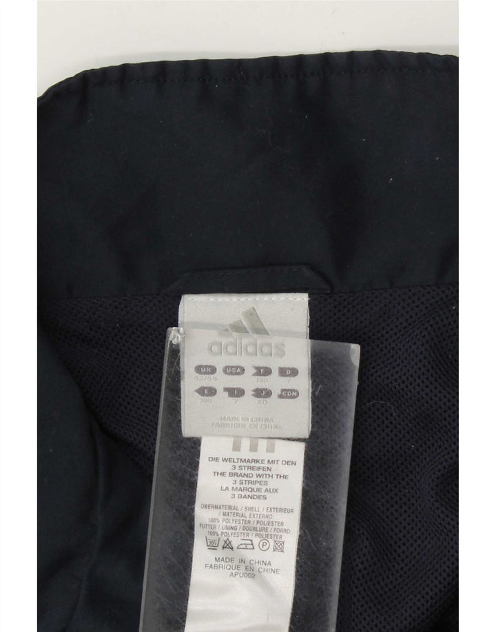 Adidas Mens Tracksuit Top Jacket UK 42/44 Grande Azul Marinho Poliéster