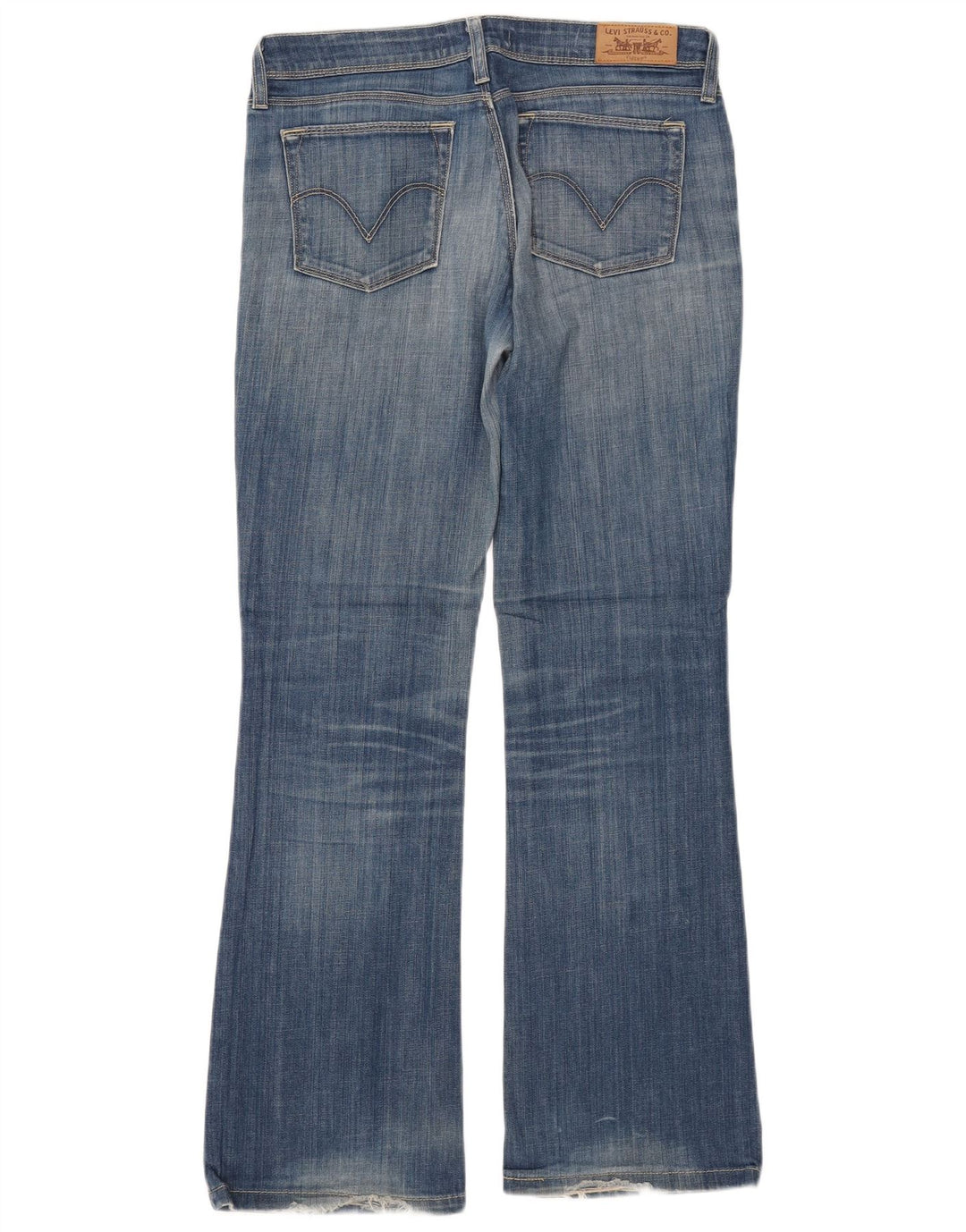 Calça jeans feminina LEVI'S 572 Bootcut W31 L32 azul algodão