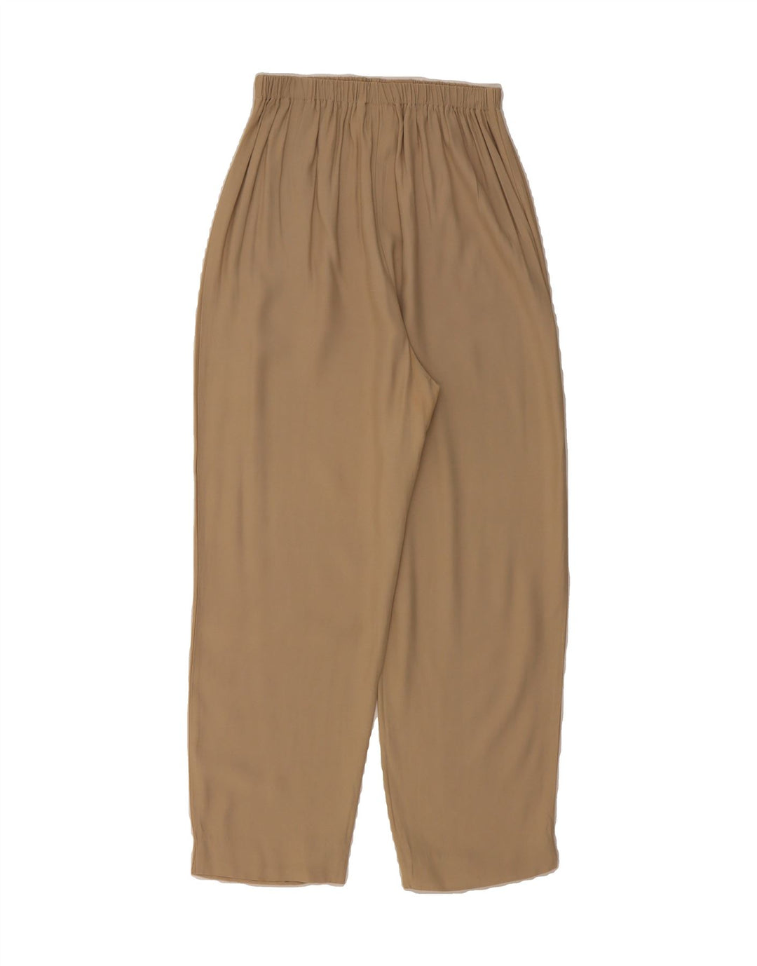 VINTAGE Womens Straight Casual Trousers W28 L26 Beige Vintage Vintage and Second-Hand Vintage from Messina Hembry 