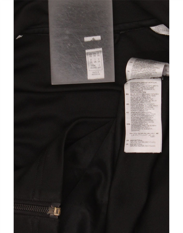 Adidas Mens Aeroready Graphic Tracksuit Top Jaqueta 2XL Poliéster Preto