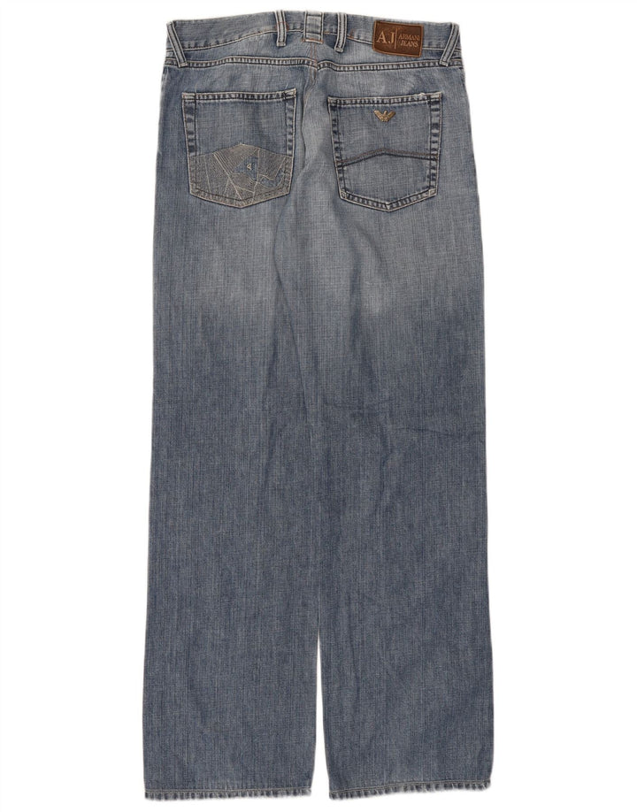 Calça Jeans Solta Masculina Armani W34 L33 Azul