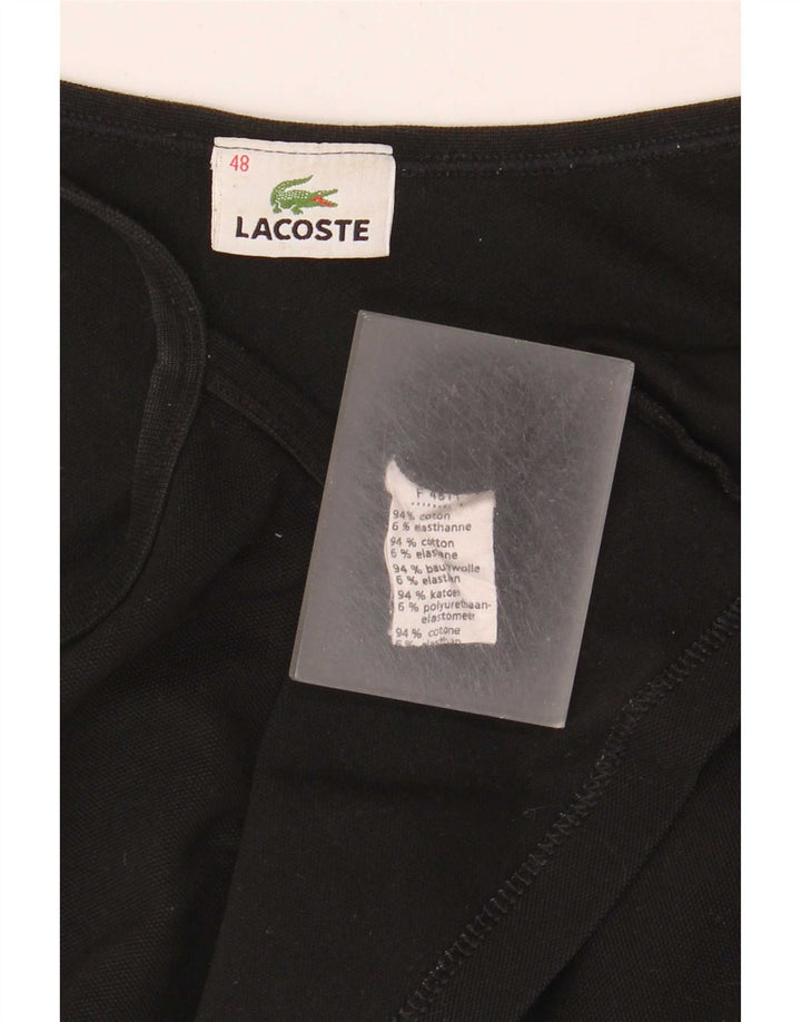 Camisola feminina Lacoste tamanho 48 XL algodão preto