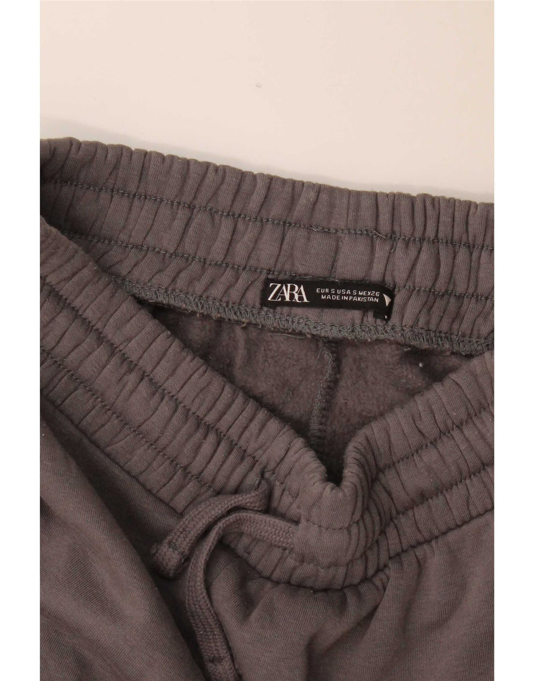Calça Zara Mens Cargo Tracksuit Joggers Pequeno Cinza