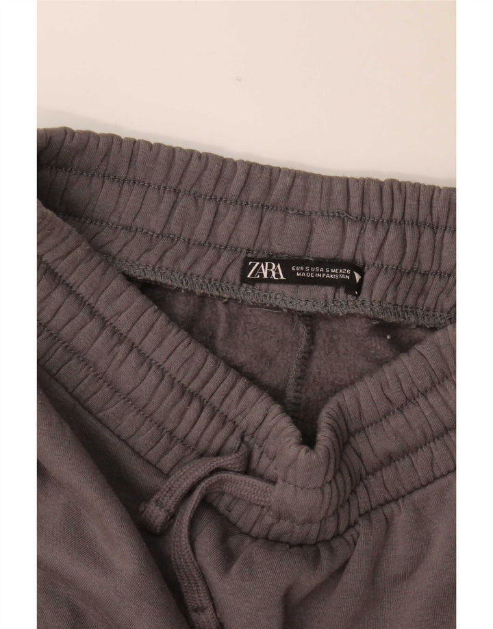 Calça Zara Mens Cargo Tracksuit Joggers Pequeno Cinza